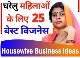 घरेलु महिलाओं के लिए 25 बिज़नस आइडियाज / 25 Business Ideas For Housewives In Hindi 25 business ideas for housewive in hindi