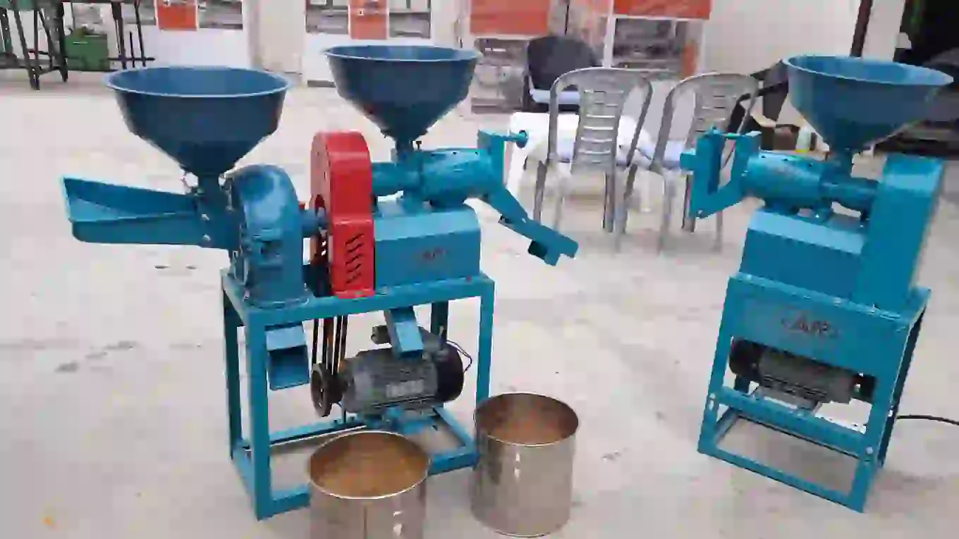 3 in 1 New Combined Rice Mill Machine _ Masala Mill_Flour Mill