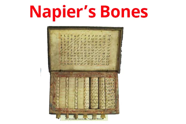 Napier’s Bones computer in hindi