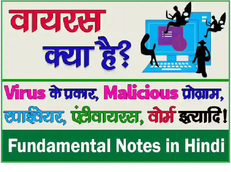 What Is Computer Virus In Hindi /वायरस क्या है? Virus के प्रकार की जानकारी