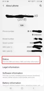 how to check mac address in smart phone